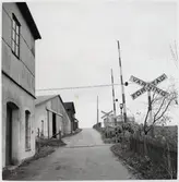 Järnvägsövergång vid Bongs väg i Ystad.