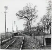 Järnvägsövergång vid Sandbergs valskvarn i Ystad.
