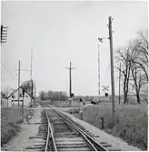 Järnvägsövergång i Äsperöd.