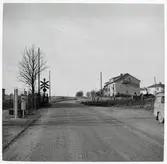 Järnvägsövergång vid Byavägen.