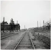 Järnvägsövergång vid Ravlundabro, på sträckan mellan Brösarp och Vitaby.