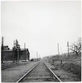 Järnvägsövergång vid Ravlundabro, på sträckan mellan Brösarp och Vitaby.