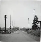 Järnvägsövergång vid Ravlundabro, på sträckan mellan Brösarp och Vitaby.