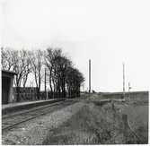 Järnvägsövergång vid Virrestad hållplats.