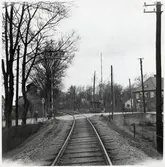 Järnvägsövergång vid Östra Hobyvägen i Borrby, på sträckan mellan Hammenhög och Borrby.