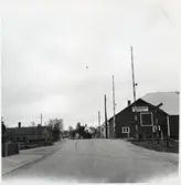 Järnvägsövergång öster om Löderup station, på sträckan mellan Borrby och Hedvigsdal.