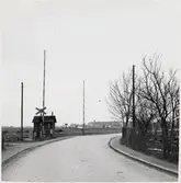 Järnvägsövergång vid Nevishög, på sträckan mellan Djurslöv och Staffanstorp.