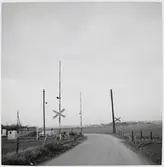 Järnvägsövergång vid Kyrkheddinge, på sträckan mellan Staffanstorp och Dalby