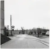 Järnvägsövergång vid Alnarör, på sträckan mellan Dalby och Björnstorp.