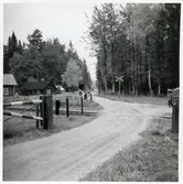 Järnvägsövergång i Tubbarp på sträckan mellan Sibbhult och Immeln.