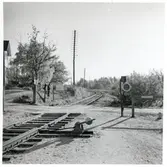Järnvägsövergång vid Ekestad, på sträckan mellan Arkelstorp och Österslöv.