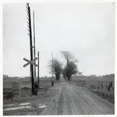 Järnvägsövergång i närheten av Gärds Köpinge, på sträckan mellan Långebro och Everöd.