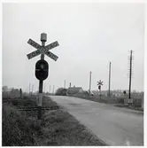 Järnvägsövergång vid Axeltorps Bränneri, på sträckan mellan Everöd och Degeberga.