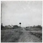 Järnvägsövergång vid Everöd, på sträckan mellan Gärds Köping och Degeberga.