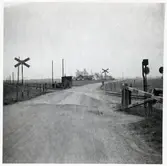 Järnvägsövergång vid Navladal, på sträckan mellan Everöd och Degeberga.