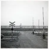 Järnvägsövergång vid Degeberga, på sträckan mellan Everöd och Olseröd.