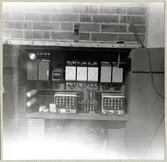 Signalskåp vid Hanaskog station.