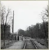 Järnvägsövergång vid Ekenabben, på sträckan mellan Skånes Viby och Kristianstad Södra.