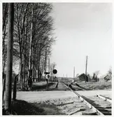 Järnvägsövergång vid Skättilljunga, på sträckan mellan Tollarp och Linderöd