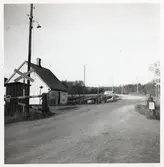 Järnvägsövergång vid Stattena, på sträckan mellan Satserup och Hörby.