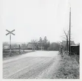 Järnvägsövergång vid Osbyholm, på sträckan mellan Eslöv och Långebro.