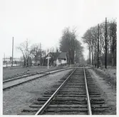 Järnvägsövergång vid Osbyholm.