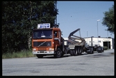 Lastbilför containertransport.