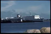 M/S Rostock vid Trelleborg färjeläge.