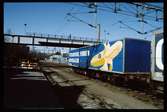 Chiquita-märkt containervagn.