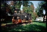 Ånglok utställt vid järnvägsmuseet Muzeul locomotivelor cu abur din Reșița i Rumänien.