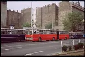 Trådbussar i Budapest, Ungern.