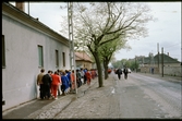 Skolbarn i Sárospatak, Ungern.