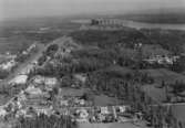 Flygfoto över Flisby i Nässjö kommun. Nr L 827.