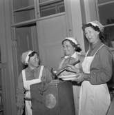 Blivande lottor på Bista.
10 juni 1958.