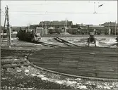 Vändskivan vid Eskilstuna C lokstall.