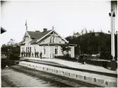 Silverhöjden station runt 1900.