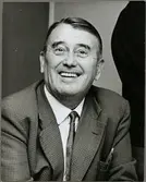 Erik Söderberg, platschef vid Trafikaktiebolaget Grängesberg - Oxelösunds Järnvägar, TGOJ verkstad i Kopparberg 1963.