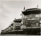 Trafikaktiebolaget Grängesberg - Oxelösunds Järnvägar, TGOJ på rad.