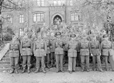 Militärer, Fo 21, Dövstumskolan. Foto den 18 okt 1944.