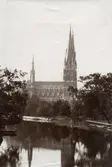 Fyrisån och Uppsala domkyrka, Uppsala 1891