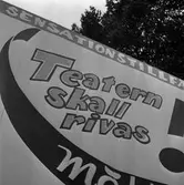 Teatern skall rivas.
6 oktober 1958.