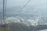 Utsikt över Caracas, från linbanekorg