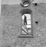 Vist kyrka efter branden