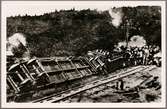 Söndagen den 9 juni 1918 spårade tåget från Vireda ur vid Rosendalagölen och välte, beroende på att lokets broms ej fungerade.