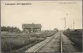 Järnvägsstation i Labacken.