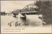 Järnvägsbron över Österdalävlen, på linjen mellan Mora Noret och Mora.