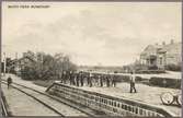 Järnvägsstationen i Munktorp.