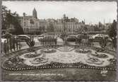 Kaktusrabatten i Karl Johans Park, Norrköping i samband med Statens Järnvägars 100-års jubileum 1956.