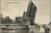 Klaffbron över Göta Kanal vid Norsholms järnvägsstation.