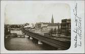 Utsikt från Nordstedt över Centralbron.